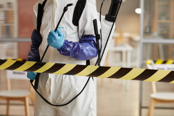 Professional Biohazard technician working in Durham, NC